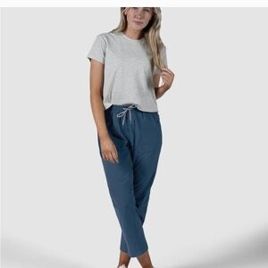 Bearded Goat Blue Drawstring Shorts